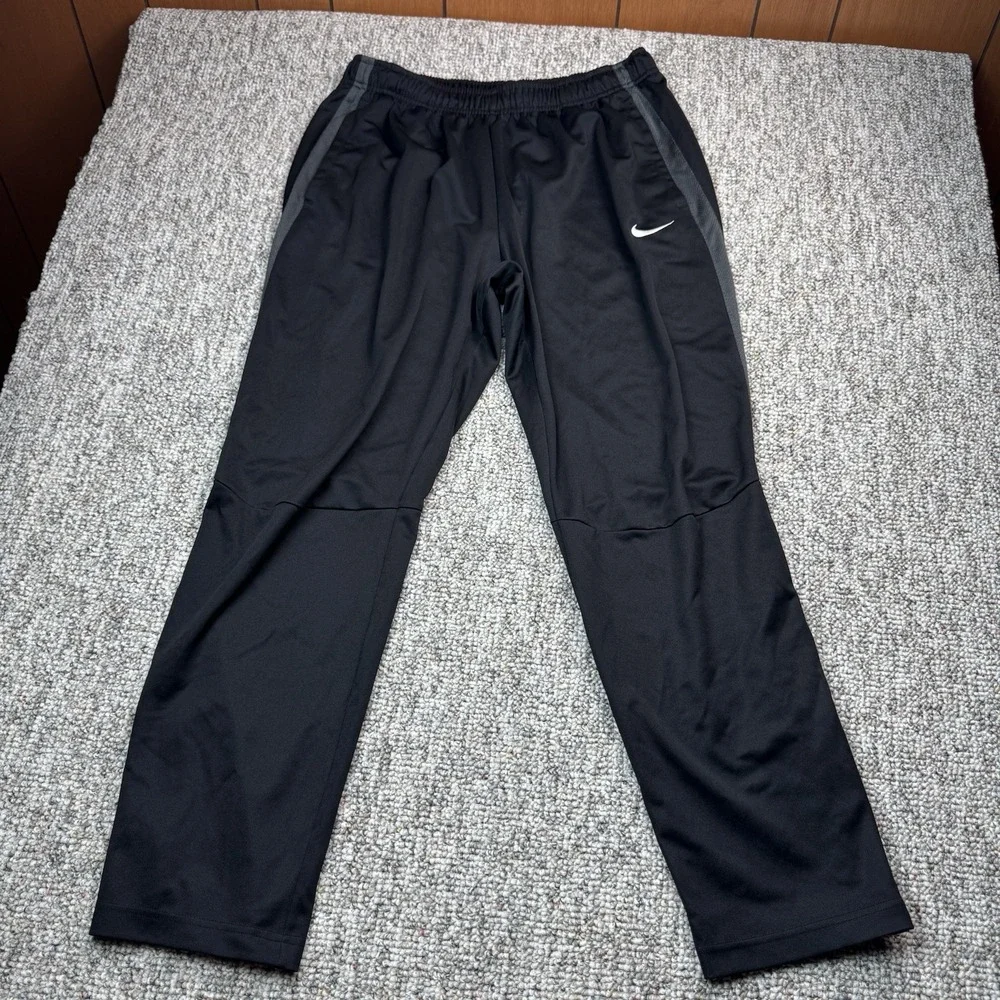 Nike Pants Womens XL Black Gray Training Track Athletic Performance 836120-020